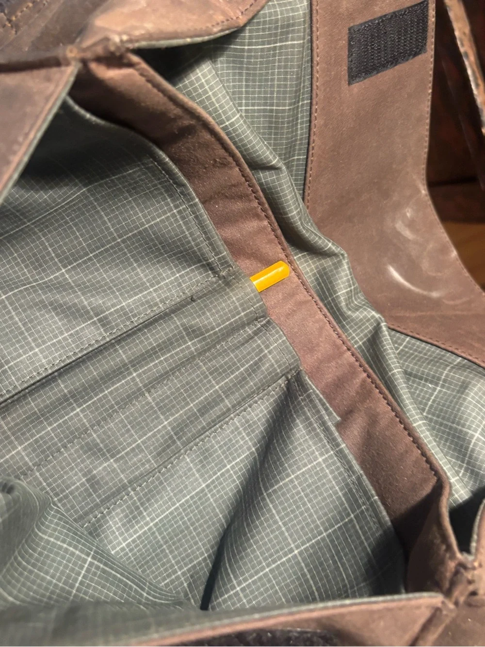A Jack Spade Warren Street New York Brown Canvas Messenger Bag